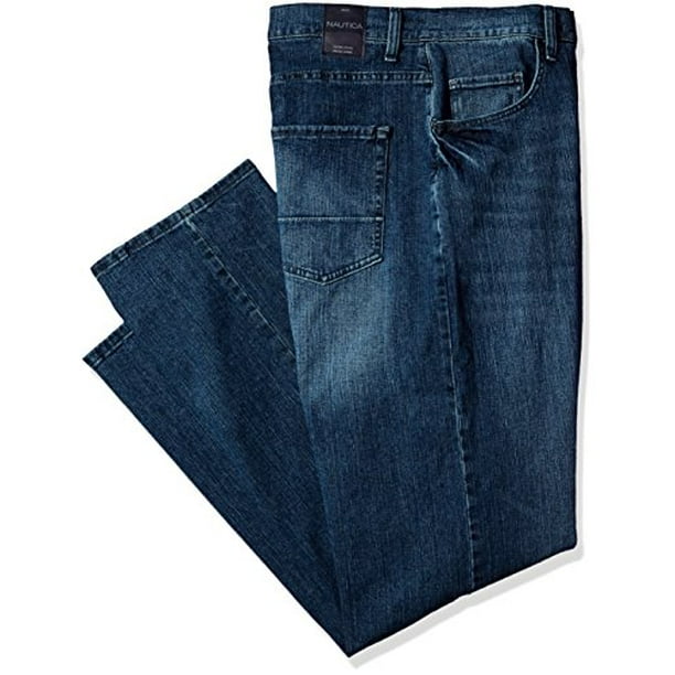 Full Blue 5-Pocket Performance Stretch Twill Pants 